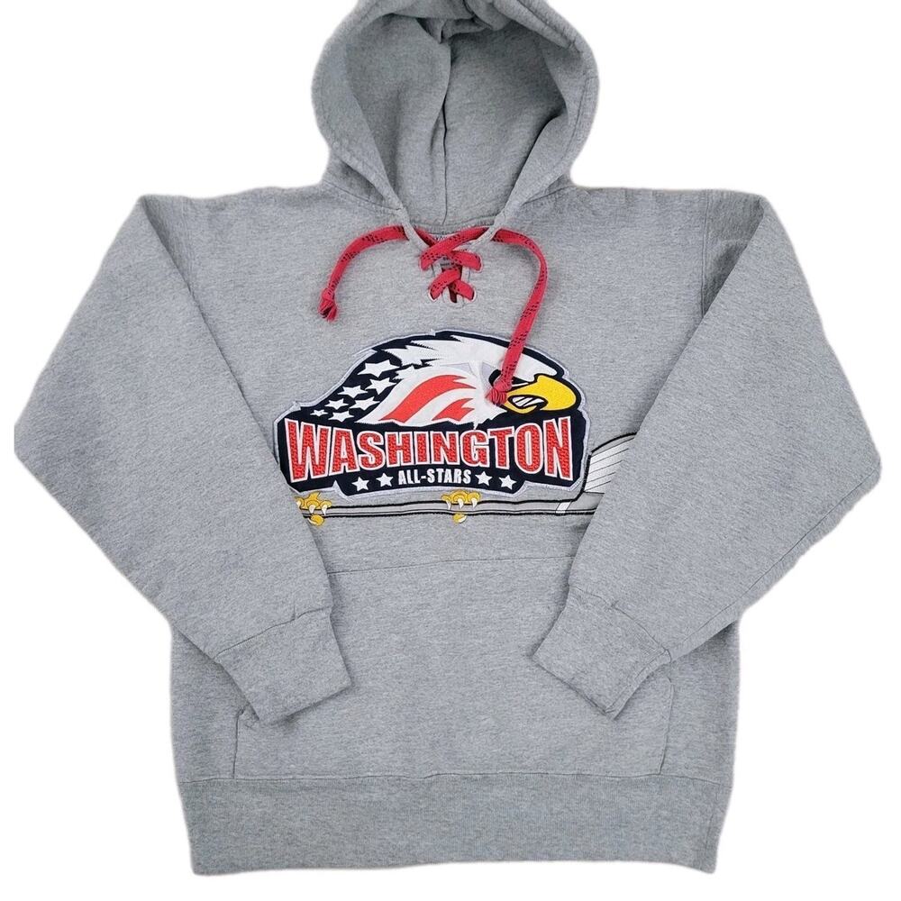 Eagle USA Heavyweight Fleece Cotton USA All Star Washington Hockey Pullover S